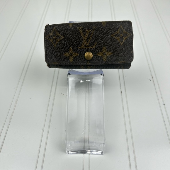 Louis Vuitton Monogram 4 Key Ring Holder Wallet Case - Picture 2 of 12
